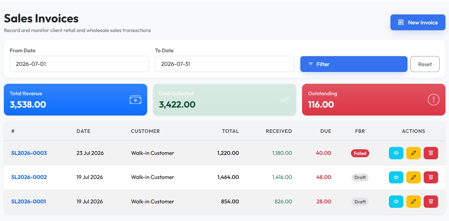 BasicSalesFBR FBR Invoicing